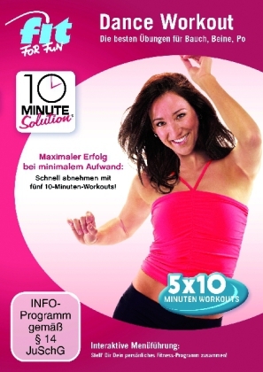 10 Minute Solution: Dance Workout - Bauch, Beine, Po, 1 DVD