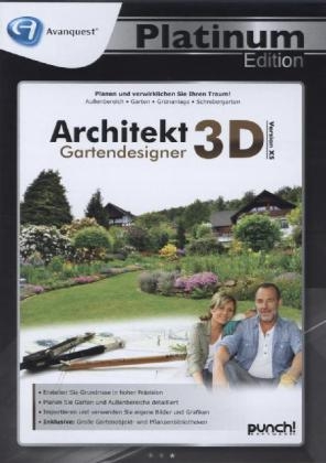 Architekt 3D X5 Gartendesigner, DVD-ROM