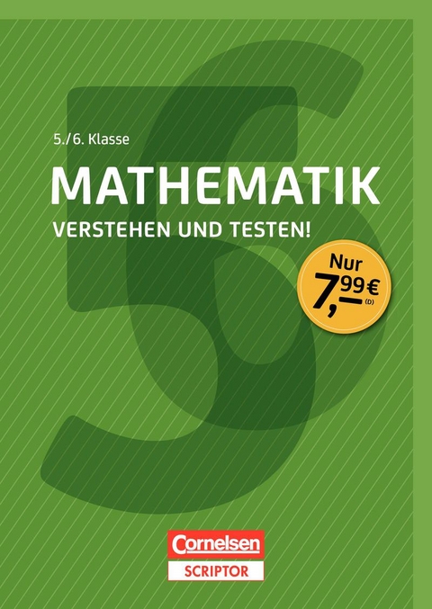 Mathematik - Verstehen und testen! 5./6. Klasse - Alexandra Mieseles, B&auml;rbel Volmer, Bernd Uhland