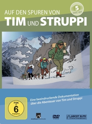 Auf den Spuren von Tim und Struppi, 5 DVDs