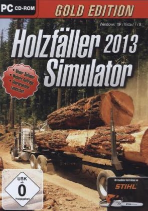 Holzf&auml;ller Simulator 2013, Gold Edition, 1 CD-ROM