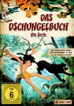 Das Dschungelbuch. Die Zeichentrick-Serie, 4 DVDs
