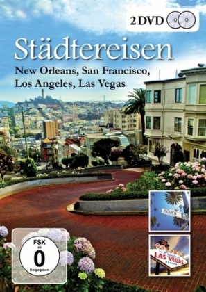 Städtereisen - New Orleans, San Francisco, Los Angeles, Las Vegas, 2 DVDs