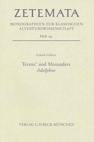 Zetemata / Terenz' und Menanders Adelphoe