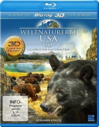 Weltnaturerbe USA 3D - Yellowstone Nationalpark, 1 Blu-ray