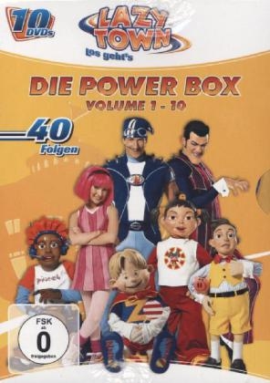 LazyTown - Die Power Box, 10 DVDs