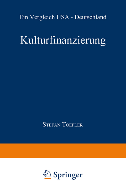 Kulturfinanzierung - Stefan Toepler