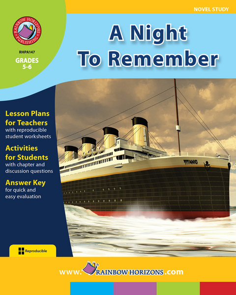 Night To Remember (Novel Study) Gr. 5-6 -  Marci Haines