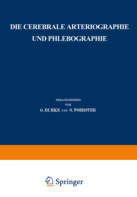 Die cerebrale Arteriographie und Phlebographie - E. Moniz