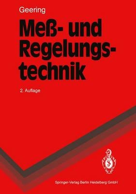 Mess- und Regelungstechnik - Hans P. Geering