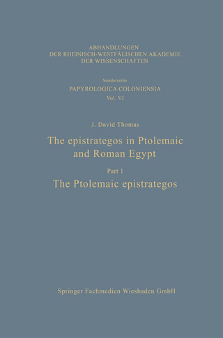 The epistrategos in Ptolemaic and Roman Egypt