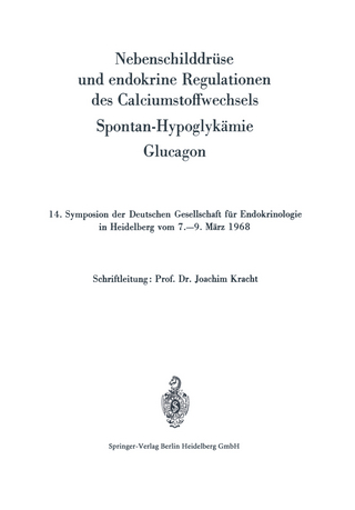 Nebenschilddrüse und endokrine Regulationen des Calciumstoffwechsels
