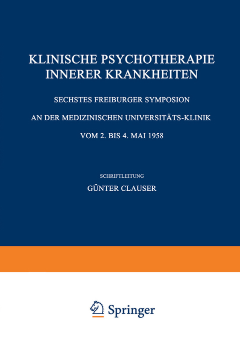 Klinische Psychotherapie Innerer Krankheiten