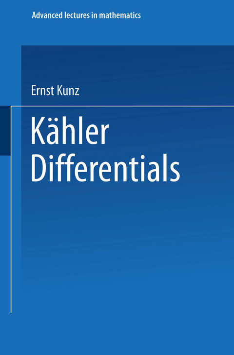 K&auml;hler Differentials - Ernst Kunz