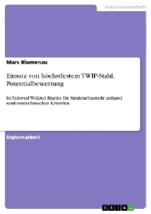 Einsatz von h&ouml;chstfestem TWIP-Stahl. Potentialbewertung - Marc Blumenau