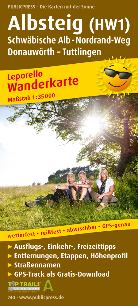 Albsteig (HW1), Schw&auml;bische Alb-Nordrandweg, Donauw&ouml;rth - Tuttlingen