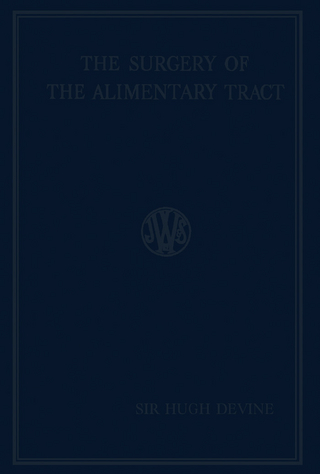 Surgery of the Alimentary Tract