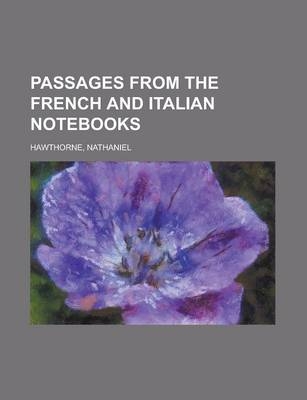 Passages from the French and Italian Notebooks Volume 1