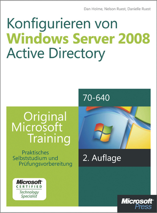 Konfigurieren Von Windows Server 2008 Active Directory - Original Microsoft Training Fur Examen 70-640, 2. Auflage, Uberarbeitet Fur R2