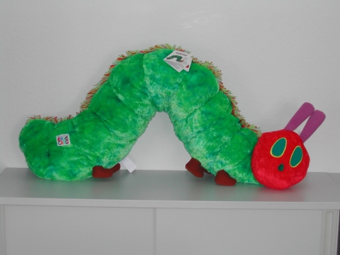 Die kleine Raupe Nimmersatt - Riesenpl&uuml;schraupe - Eric Carle