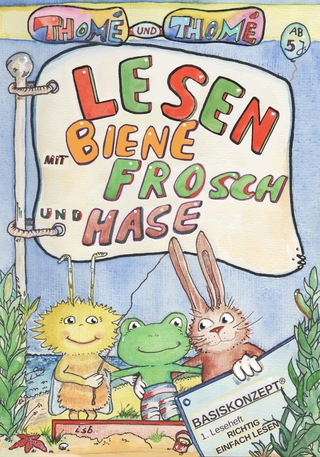 Lesen mit Biene, Frosch und Hase