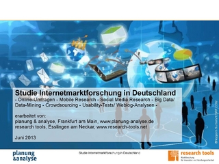 Studie Internetmarktforschung in Deutschland