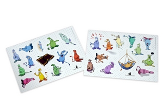 Gefühlsmonster Aufkleber