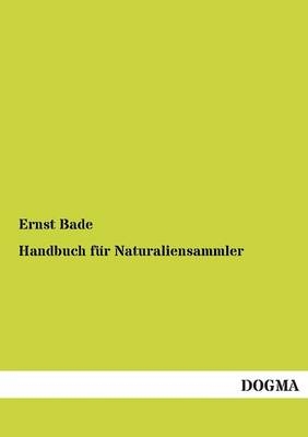 Handbuch für Naturaliensammler