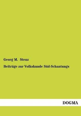 BeitrÃ¤ge zur Volkskunde SÃ¼d-Schantungs