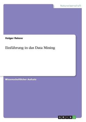 EinfÃ¼hrung in das Data Mining
