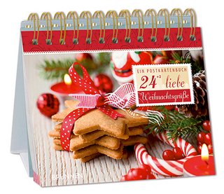24 + 2 liebe Weihnachtsgrüße - Ein Postkartenbuch