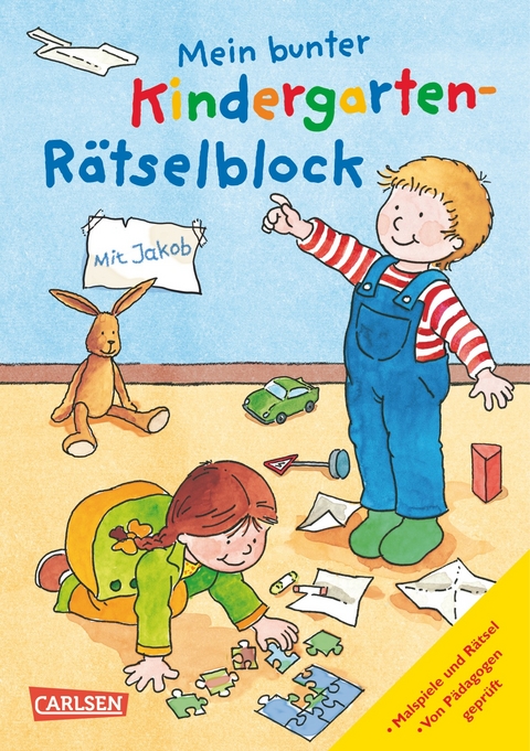 Mein bunter Kindergarten-R&auml;tselblock - Hanna S&ouml;rensen, Laura Leintz