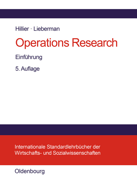 Operations Research - Frederick S. Hillier, Gerald J. Liebermann