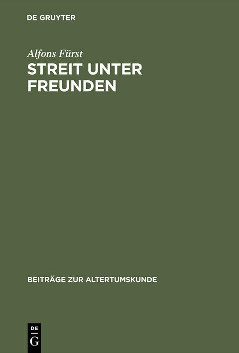 Streit unter Freunden - Alfons F&uuml;rst