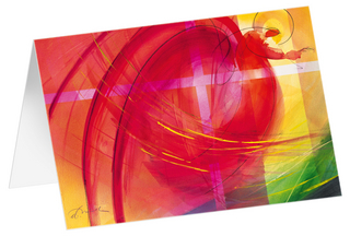 Gute Nachricht - Kunst-Faltkarten ohne Text (5 Stück)