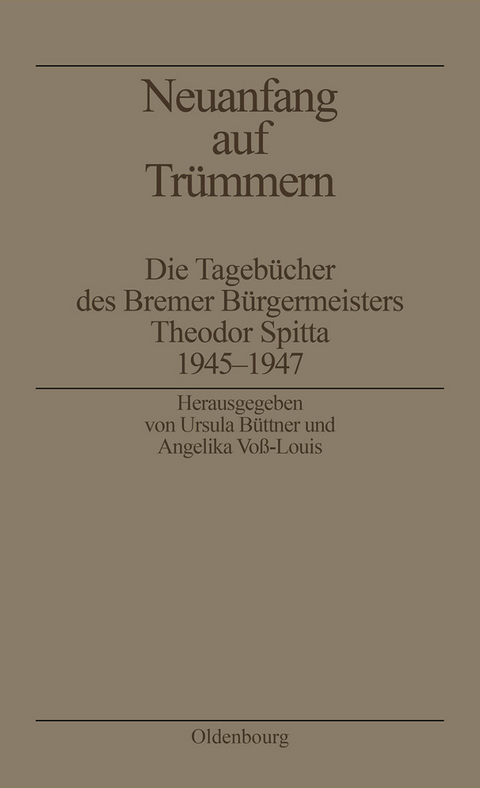 Neuanfang auf Tr&uuml;mmern - 