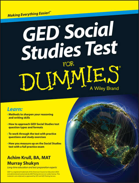 GED Social Studies For Dummies - Achim K. Krull, Murray Shukyn