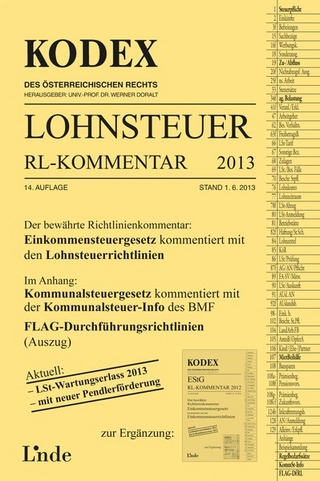 KODEX Lohnsteuer Richtlinien-Kommentar 2013