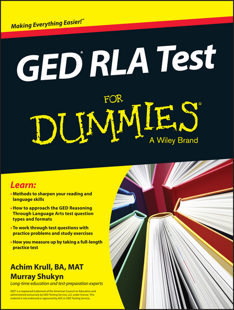 GED RLA For Dummies - Achim K. Krull, Murray Shukyn