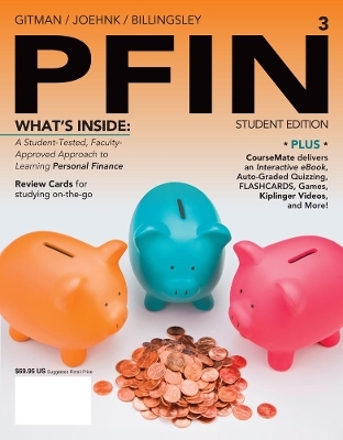 PFIN3 (with CourseMate Printed Access Card) - Lawrence Gitman, Michael Joehnk, Randall Billingsley