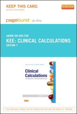Clinical Calculations - Elsevier eBook on Intel Education Study (Retail Access Card)