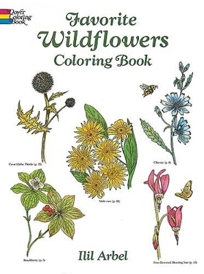 Favourite Wildflowers Colouring Book - Ilil Arbel
