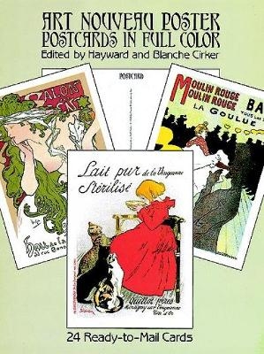 Art Nouveau Poster Postcards in Full Colour - 