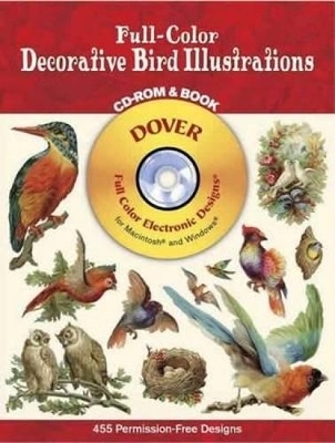 Full-Color Decorative Bird Illustra