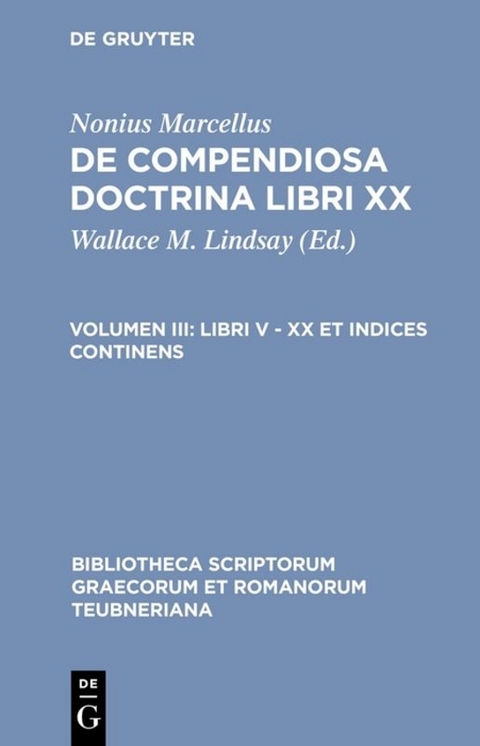 Libri V - XX et indices continens - 