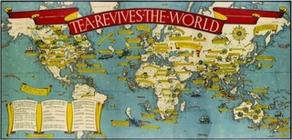 Gill’s Tea Revives the World map, 1940