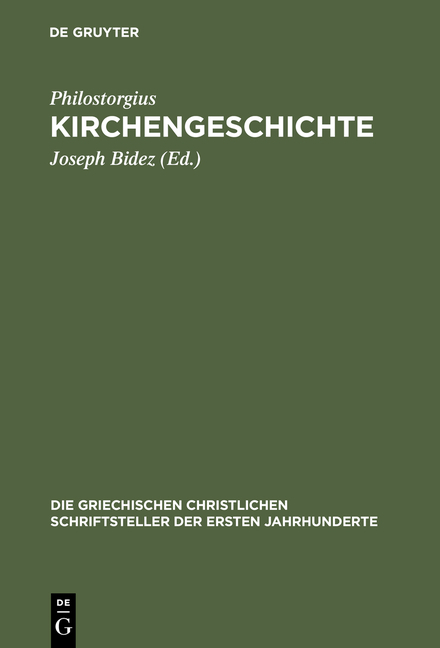 Kirchengeschichte -  Philostorgius