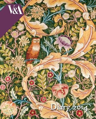 V&A Arts & Crafts Birds illustrated diary 2014