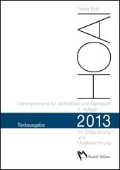 HOAI 2013  – Textausgabe