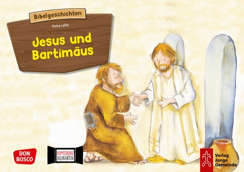 Jesus und Bartimäus. Kamishibai Bildkartenset. - Susanne Brandt, Klaus-Uwe Nommensen